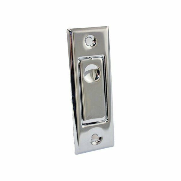 Ives Commercial Solid Brass Pocket Door Bolt Bright Chrome Finish 42B26